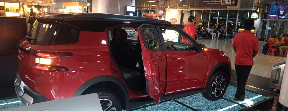 Le Citroën C3 Aircross à l'aéroport de Sao Paulo au Brésil