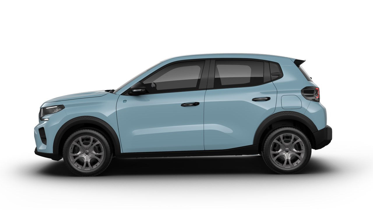 La nouvelle Citroën C3 électrique You en teinte vue de profil