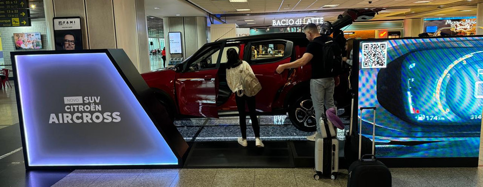 Le Citroën C3 Aircross à l'aéroport de Sao Paulo au Brésil