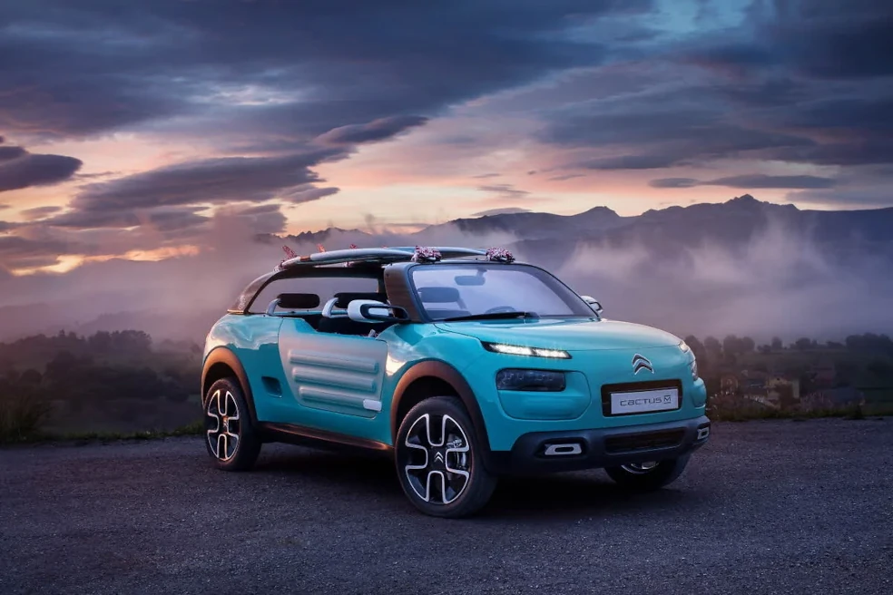 The Citroën Cactus M concept in 2015