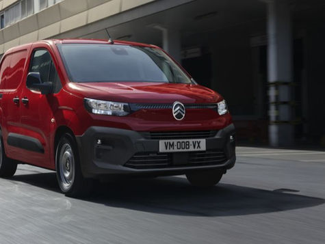 The Citroën Berlingo Van in red