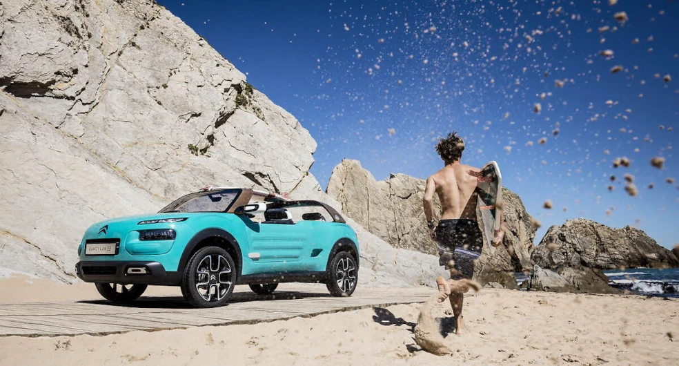 The Citroën Cactus M concept in 2015