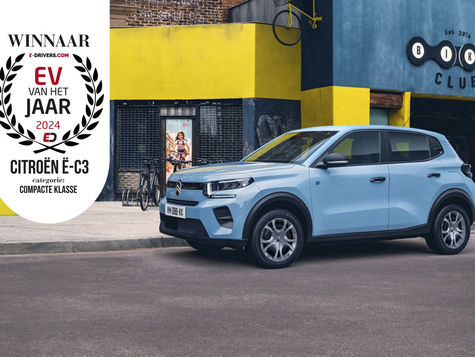 La Citroën C3 élue Voiture électrique de l'année 2024 par le public