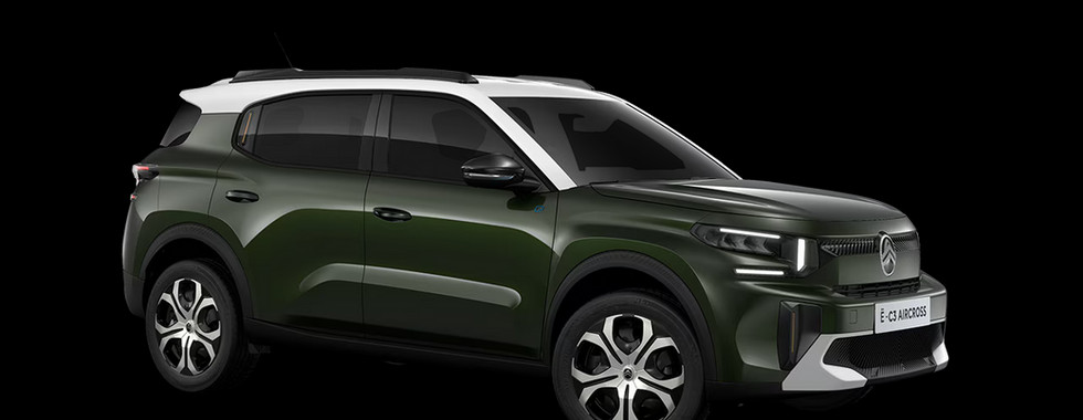 Le nouveau Citroën C3 Aircross 2024 en finition You Pack Plus dans une teinte verte