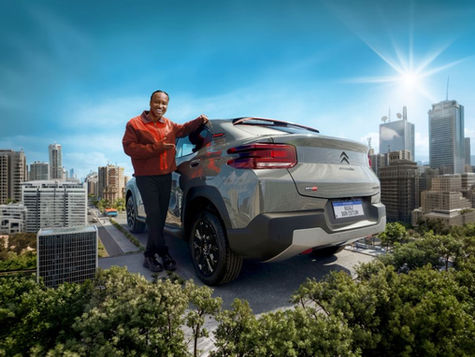 Citroën Basalt avec Thiaguinho au Brésil