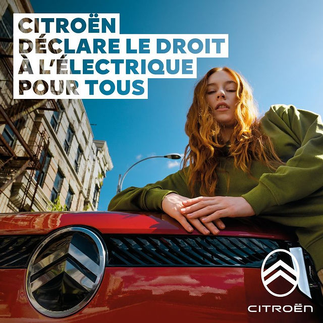 A launch poster for the new Citroën C3 2024