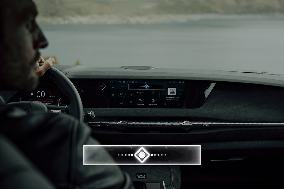 intérieur d'une DS 4 qui intègre ChatGPT