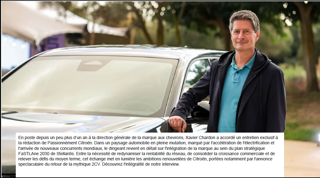 Être Citroëniste N°6 - Interview Xavier Chardon