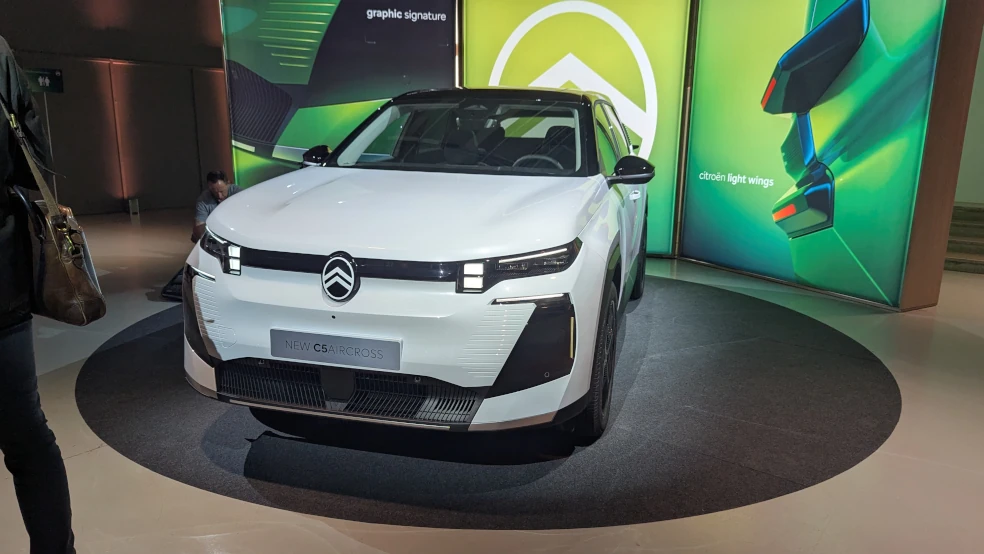 un détail du nouveau Citroën C5 Aircross 2025