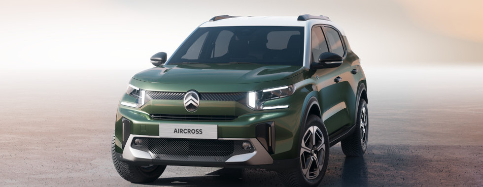 Three-quarter view of the new Citroën C3 Aircross