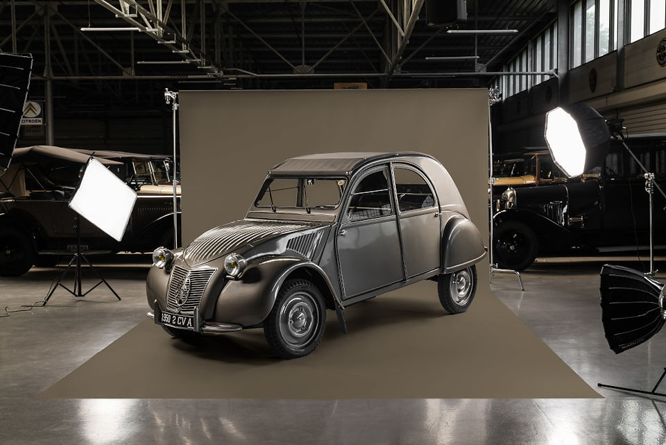 La Citroën 2Cv type A de 1950 au Conservatoire de la Marque