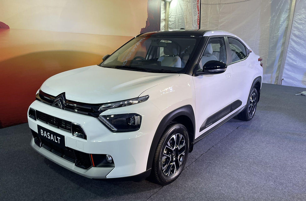 Citroën Basalt presented in India