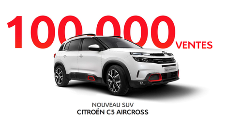 Déjà 100 000 ventes pour le Citroën C5 Aircross