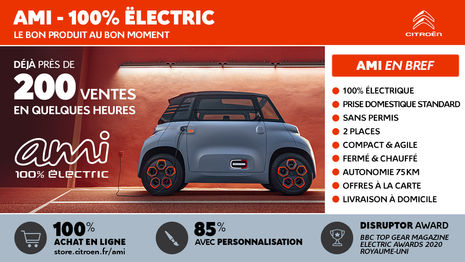 Un très bon départ pour la Citroën AMI