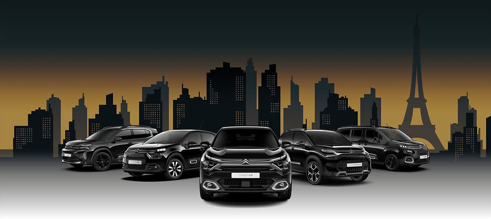 La gamme Citroën Édition Noire au Japon