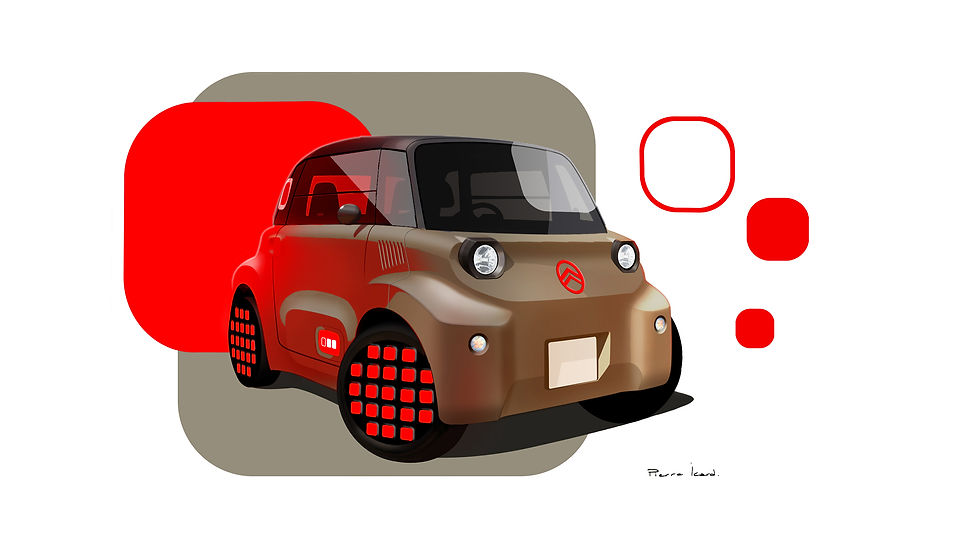 Une illustration de la Citroën Ami 2025
