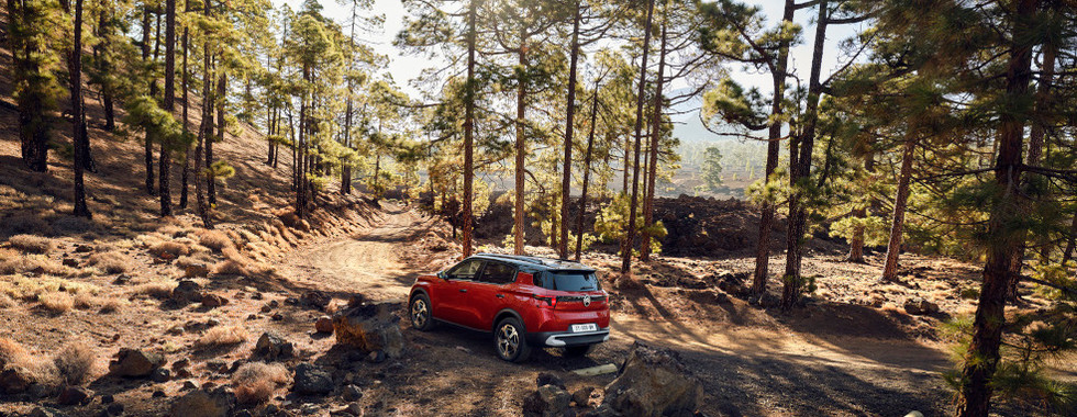 Le nouveau Citroën C3 Aircross 2024 vu de derrière