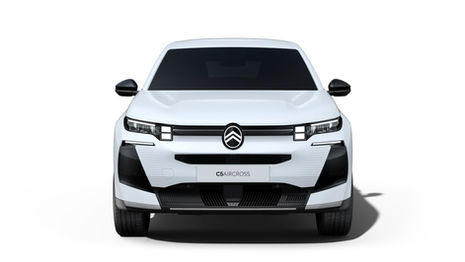 Le Citroën C5 Aircross en teinte blanche vu de devant