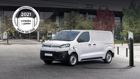Le Citroën ë-Jumpy reçoit le titre "International Van of the Year 2021"