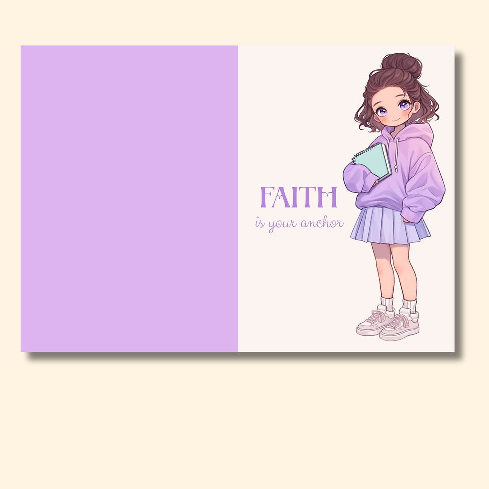 Thumbnail: Chibi Notebook Cover – Canva Editable Template