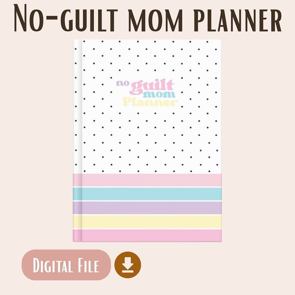 No-Guilt Mom Planner – Ready-to-Print PDF