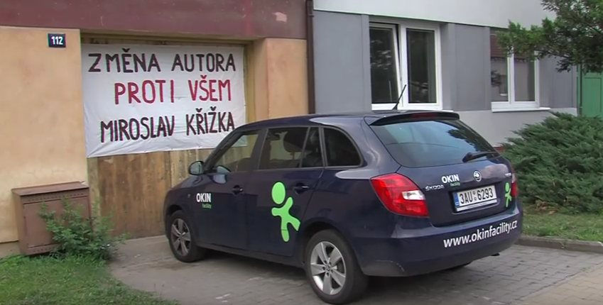 Transparenty v obci