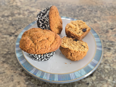 Avocado Blueberry Muffins