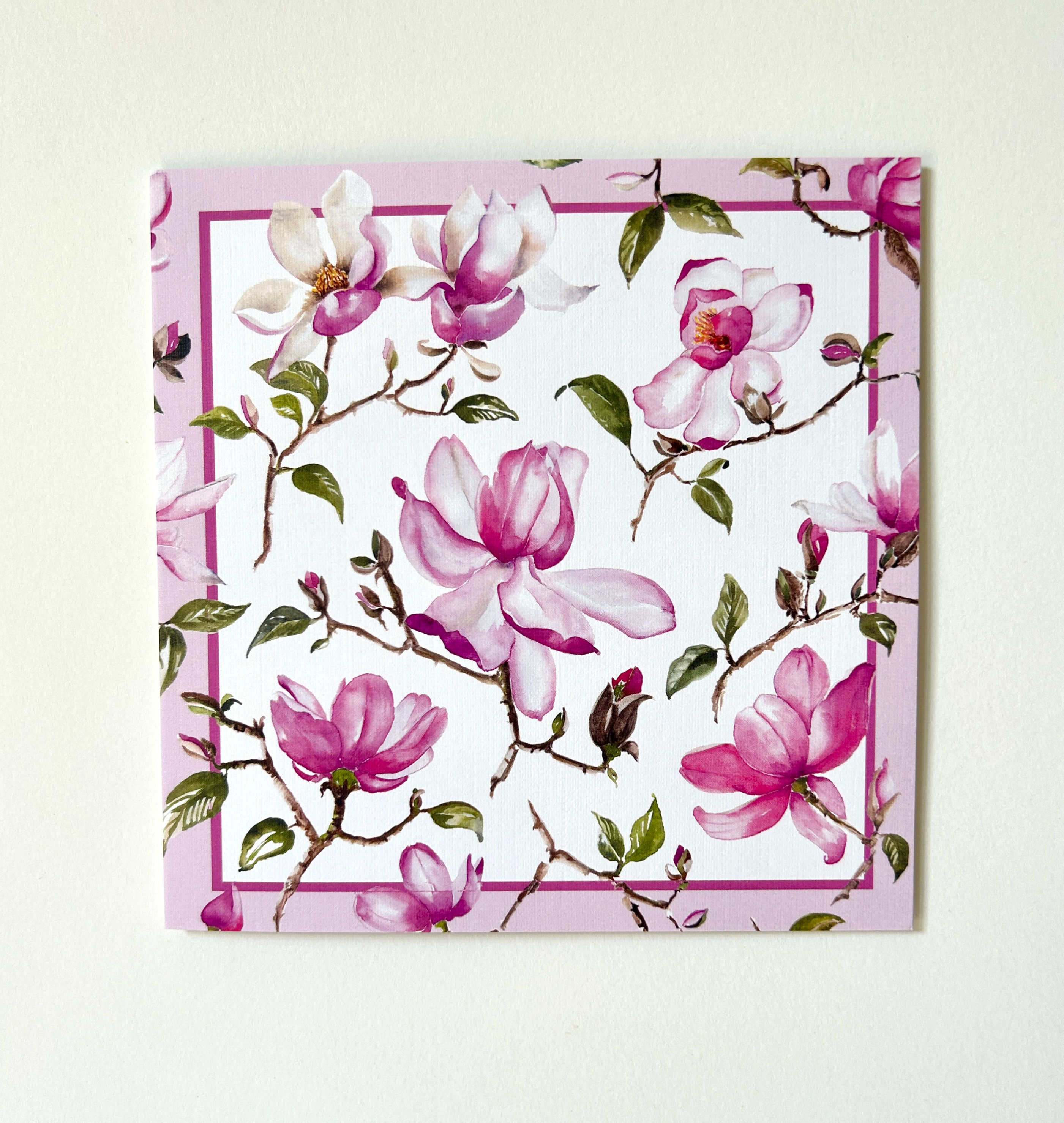 Westport Magnolia - Pink boarder
