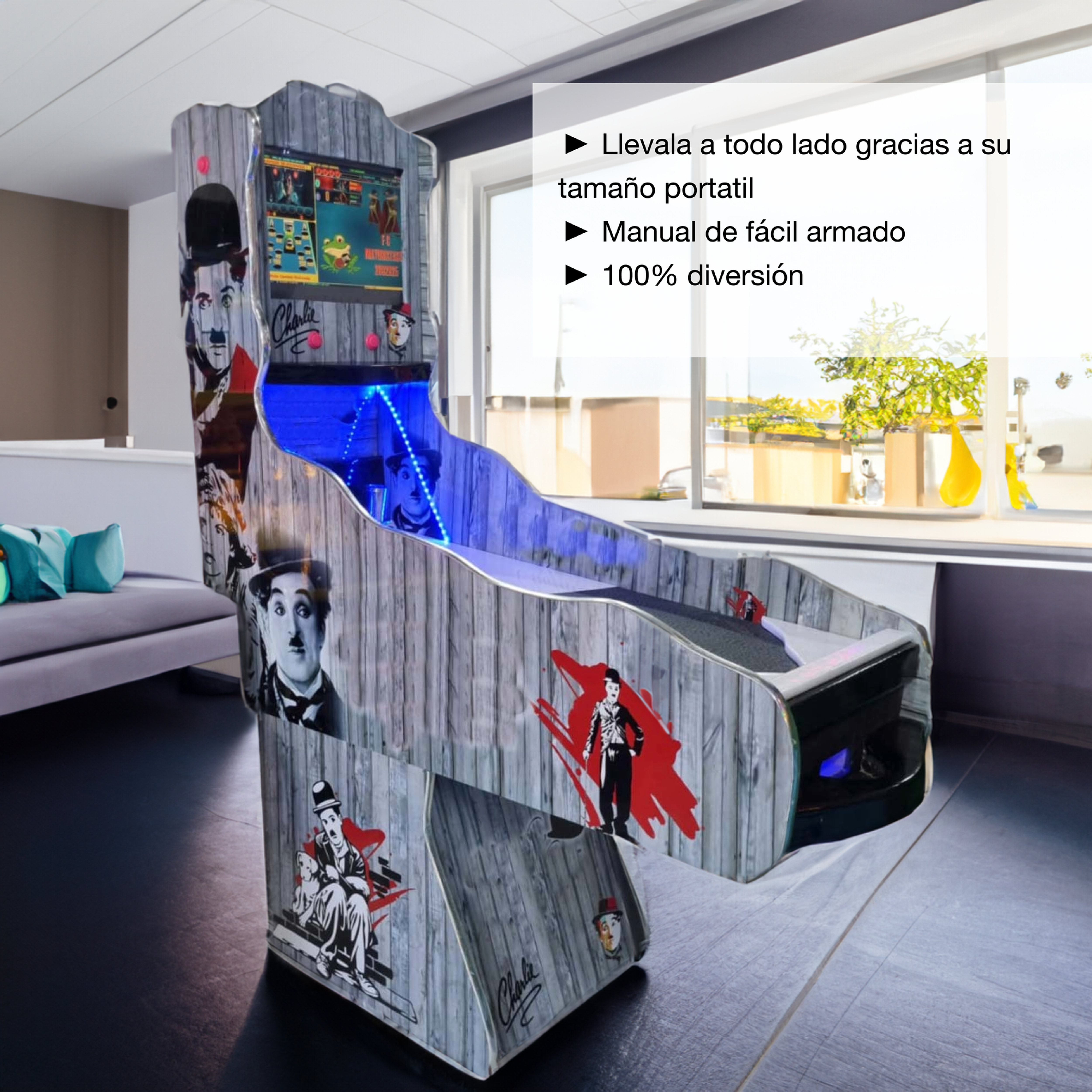 Bolirana electrónica pantalla diseño clasico