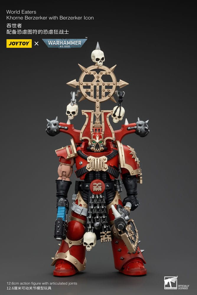 Miniaturbild: Khorne Berzerker w. Berzerker Icon Sammlerfiguren Warhammer 40000