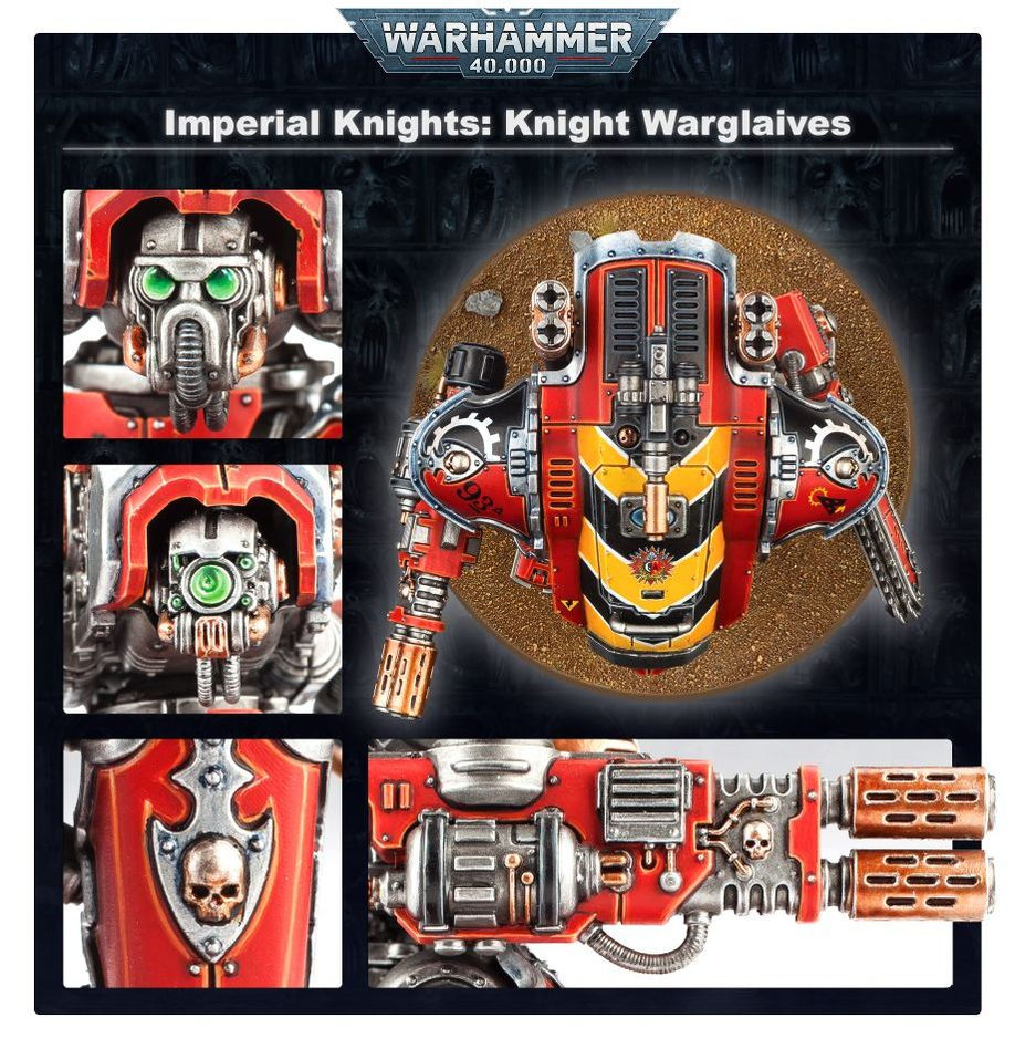 Miniaturbild: Knight Armigers Imperial Knights Warhammer 40000