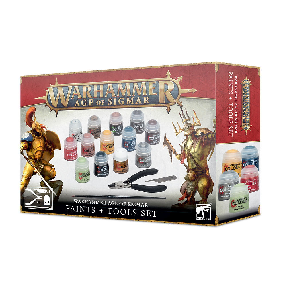 Warhammer Age of Sigmar: Farben + Werkzeug