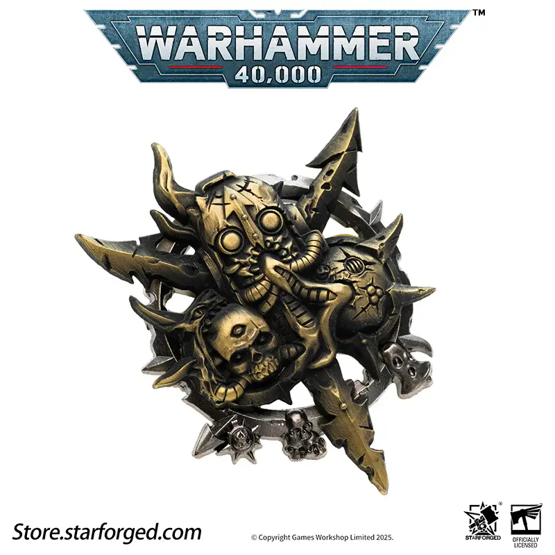 Miniaturbild: Nurgle-Zeichen der ruinösen Kräfte Anstecknadel  Warhammer 40000