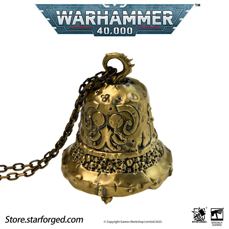 Miniaturbild: Pustulant Plague Bell of Nurgle Chaos Warriors Kupferanhänger Warhammer 40000