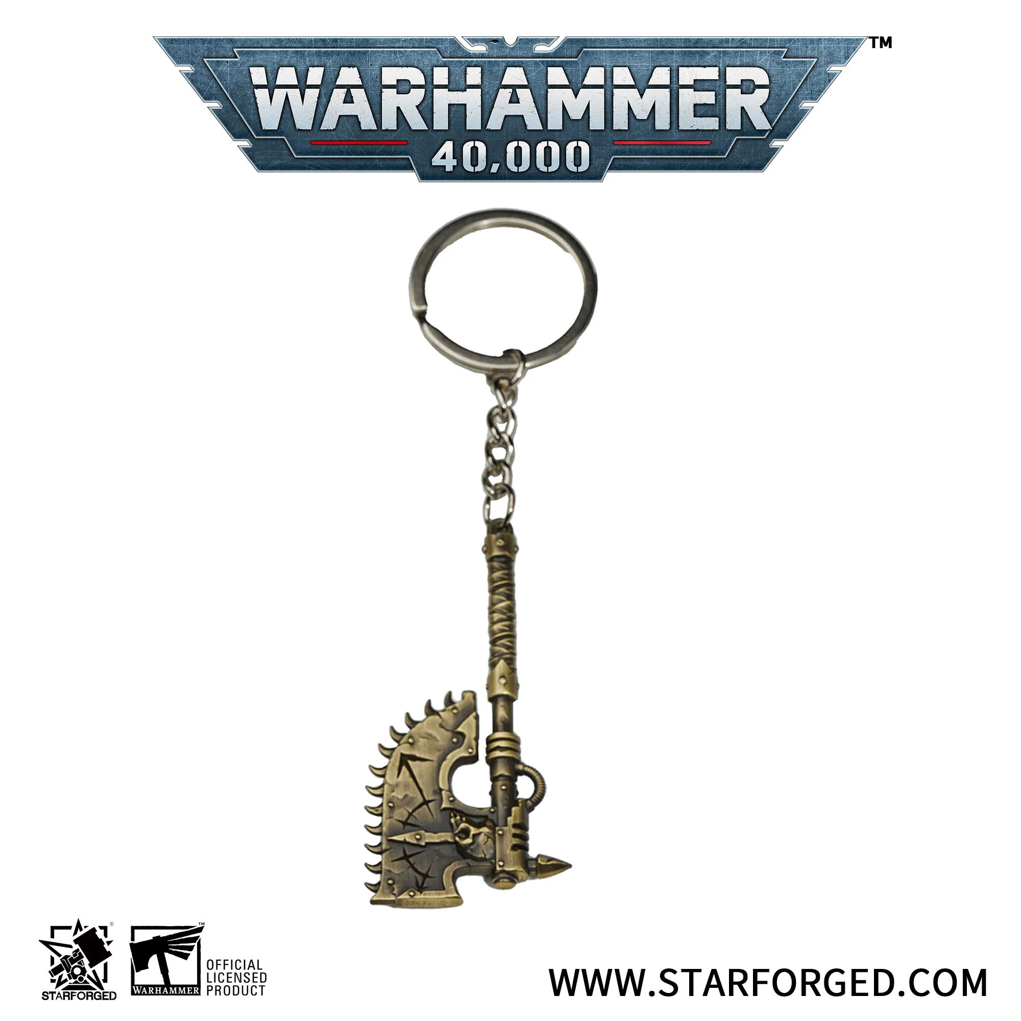 Chaos Kettensägeaxt Schlüsselanhänger Warhammer 40000