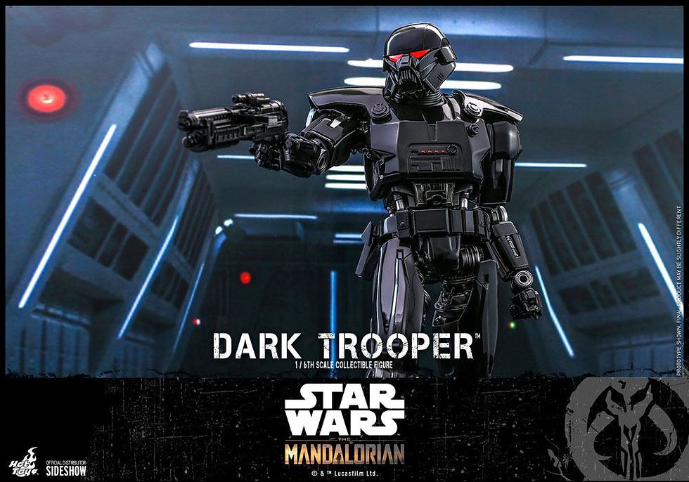 Miniaturbild: Actionfigur 1/6 Dark Trooper 32 cm Mandalorian Star Wars