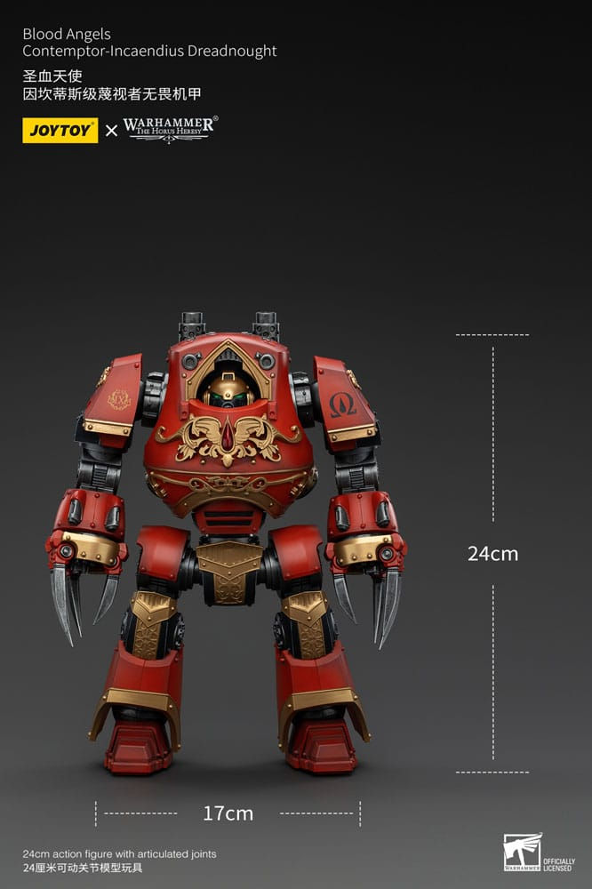 Miniaturbild: Blood Angels Contemptor-Incaendius Dreadnought Sammlerfiguren Warhammer