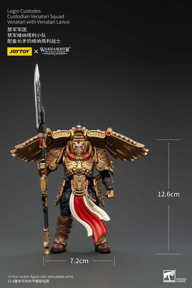 Miniaturbild: Legio Custodian Venatari Squad Lance Sammlerfiguren Warhammer The Horus Heresy