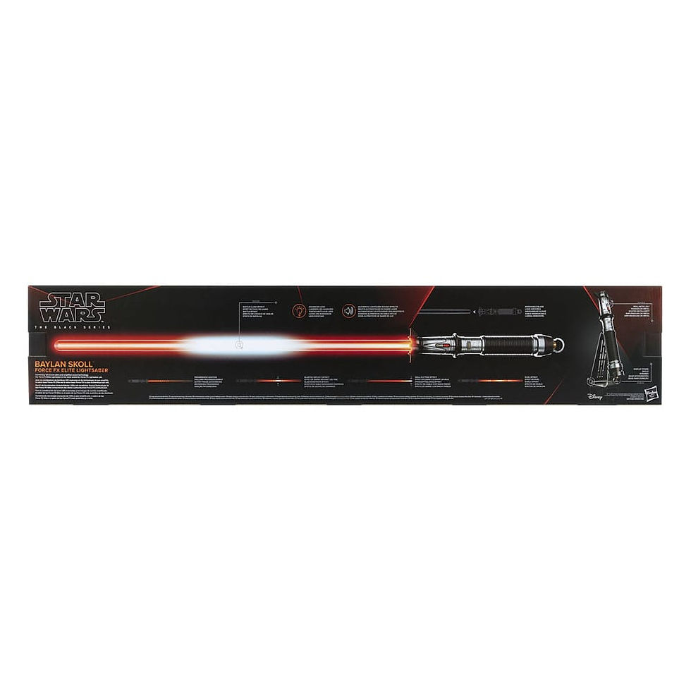 Miniaturbild: Ahsoka Black Series Replik Force FX Elite Lichtschwert Baylan Skoll Star Wars