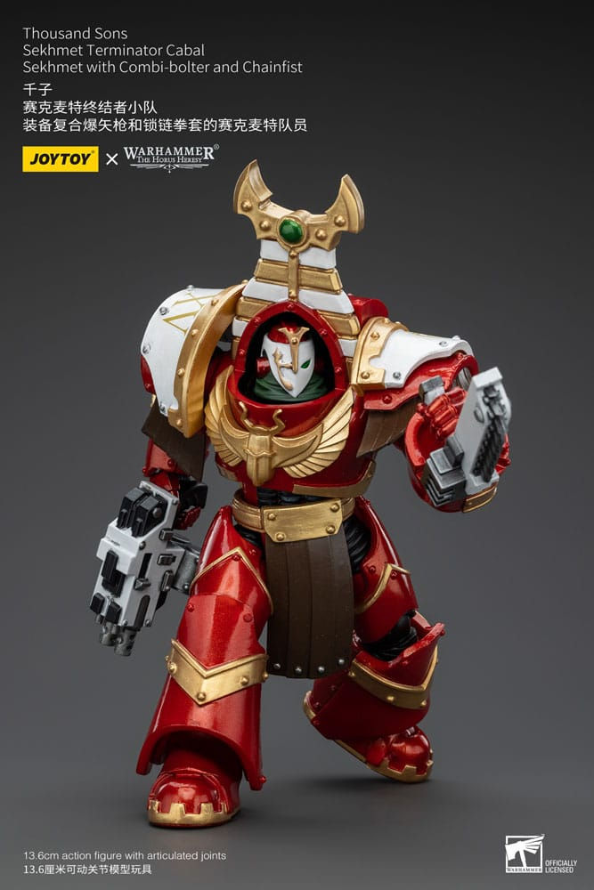 Miniaturbild: Sekhmet Terminator Cabal Chainfist Sammlerfiguren The Horus Heresy Warhammer