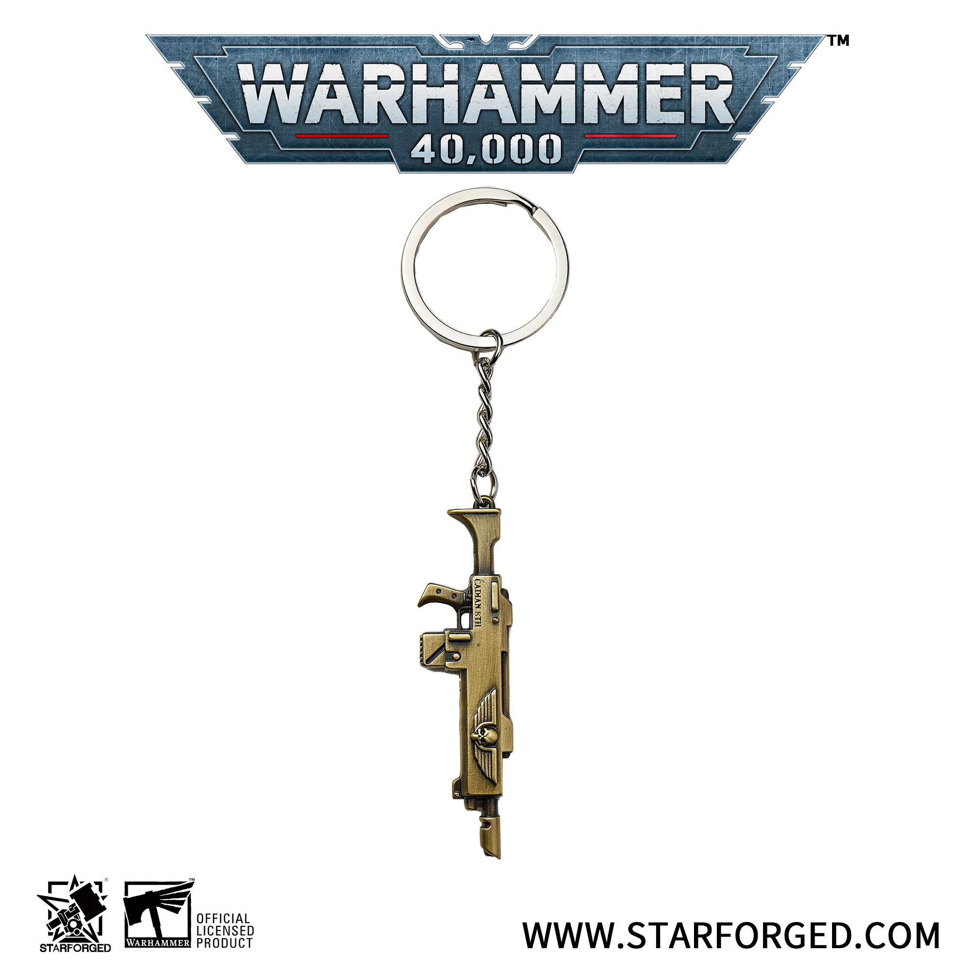 Astra Militarum Lasgun Schlüsselanhänger Warhammer 40000