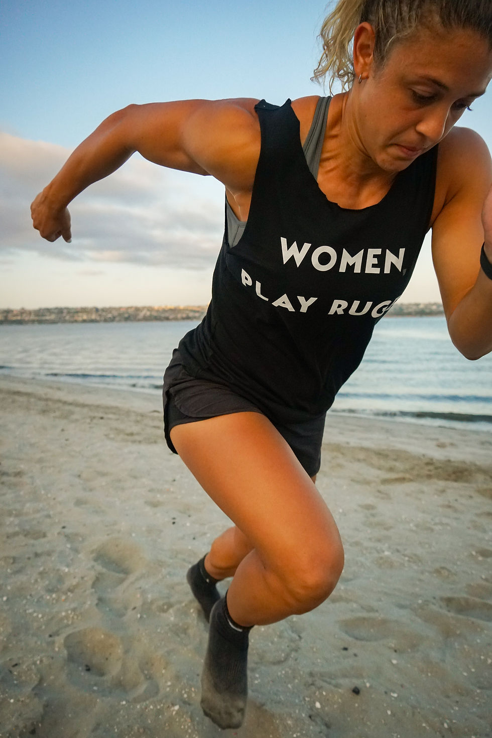Thumbnail: Women, Play Rugby tshirt