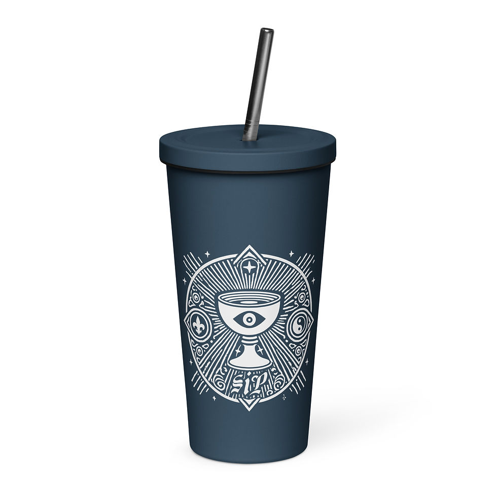 Thumbnail: SIP Insulated tumbler with a straw