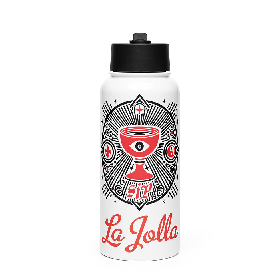 Thumbnail: sip Stainless steel water bottle with a straw lid