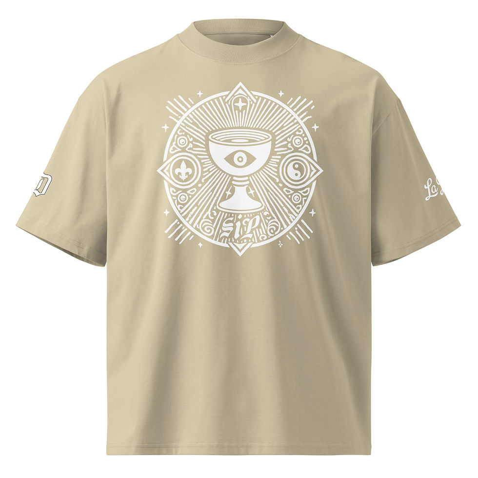 Thumbnail: SIP organic oversized high neck t-shirt