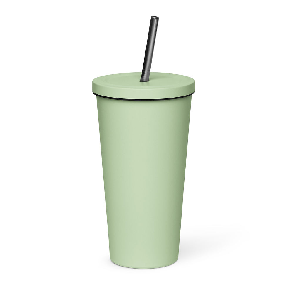 Thumbnail: SIP Insulated tumbler with a straw
