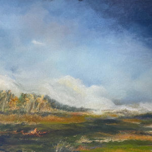 Cloudy Sky Landscape Paintings