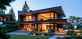 Modern Luxury House at Twilight.png