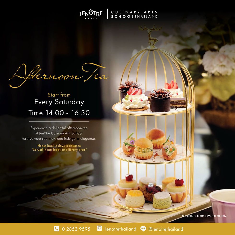 Lenôtre เชิญร่วมสัมผัสประสบการณ์ Afternoon Tea