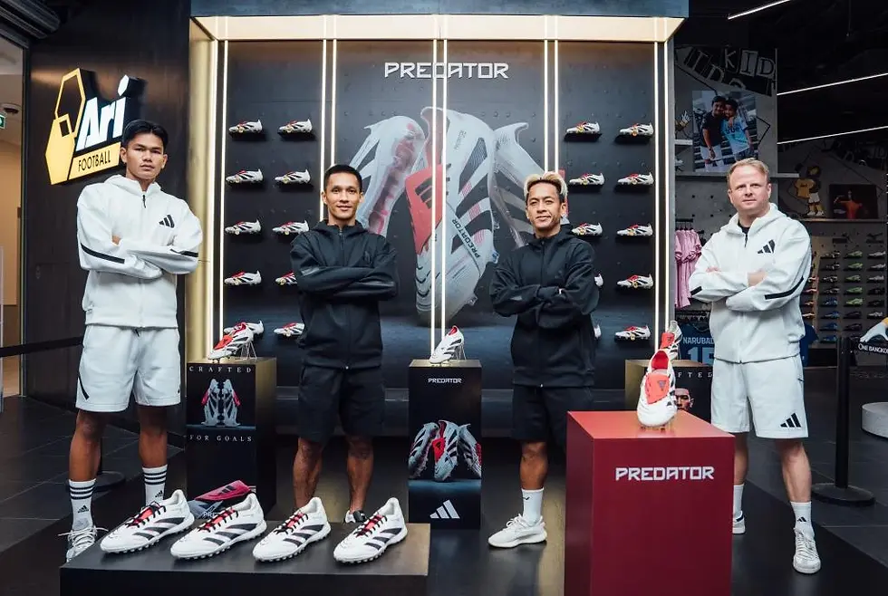 อาดิดาส ร่วมกับ Ari Football เปิดตัวรองเท้าฟุตบอลอาดิดาสรุ่นใหม่ “adidas Predator”